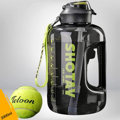 Straw Sports Bottle - KangAthletics