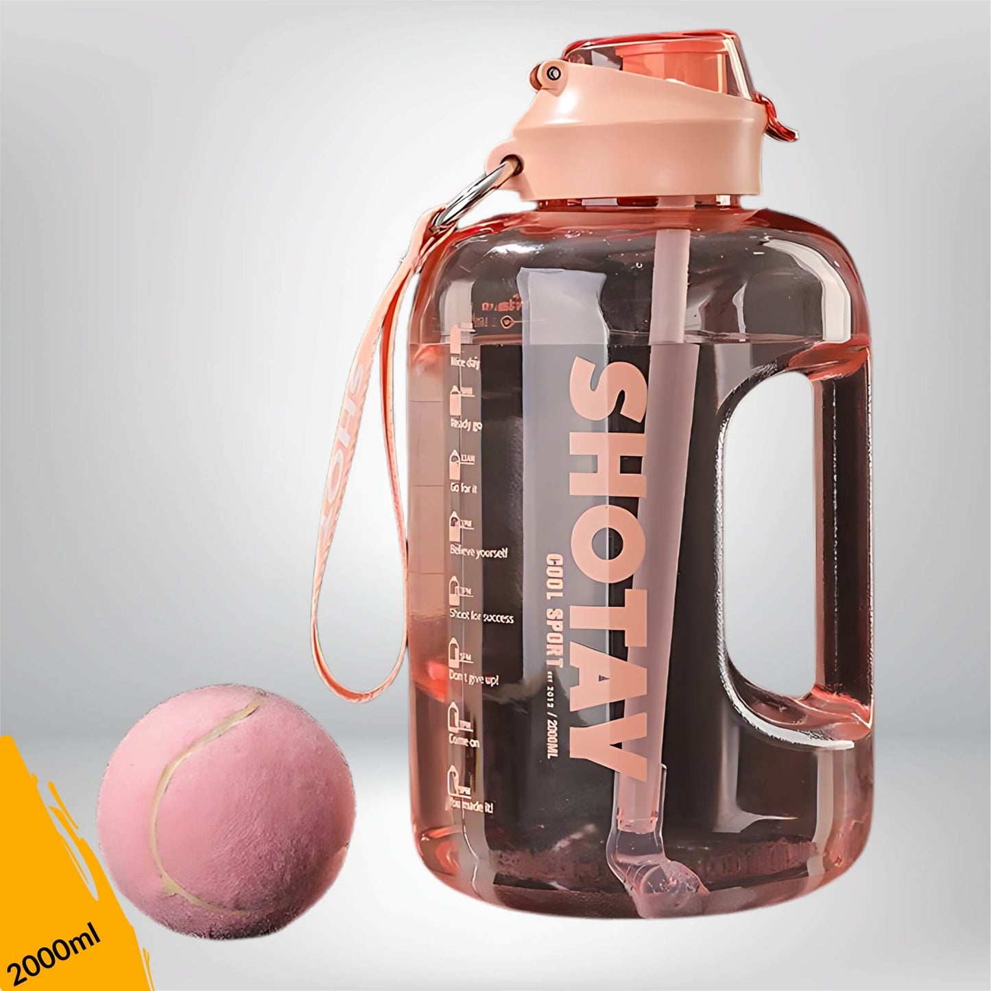 Straw Sports Bottle - KangAthletics